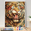 Malen nach Zahlen - Wilder Tiger